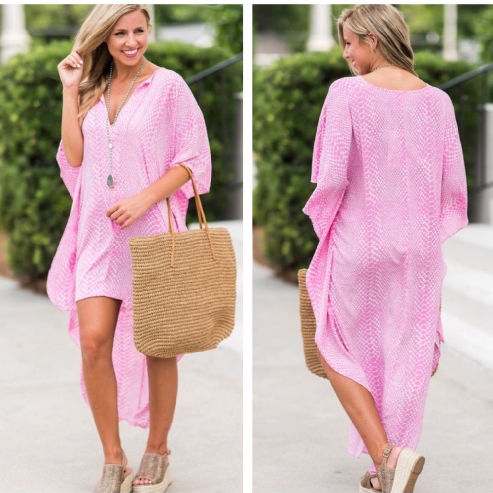 Buddy Love: derby high low snake kaftan, pool mumu